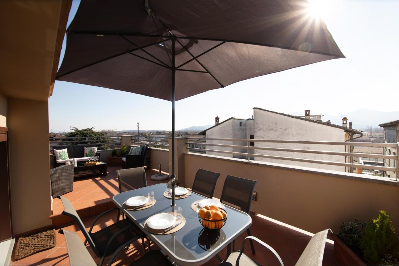 Rooftop Delight With Terrace Lucca Exteriér fotografie